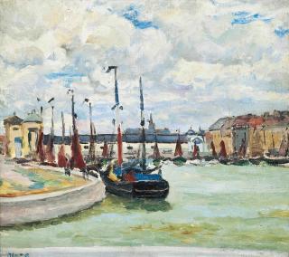 Paul Lucien Maze - Ostende Harbour