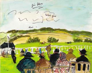 Paul Lucien Maze - Spectators Watching A Race