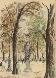 Paul Lucien Maze - The Tuileries Gardens, Paris