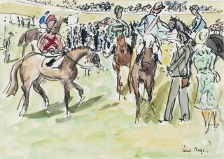 Paul Lucien Maze - The winner\'s enclosure