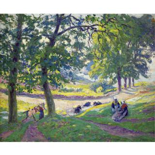 Paul Madeline - Lavandières En Bretagne