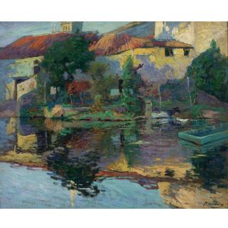 Paul Madeline - Maison Saintongeaise Au Bord De L\'Eau