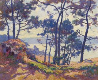 Paul Madeline - Pins sur le Trieux - Loguivy (Côte du Nord)