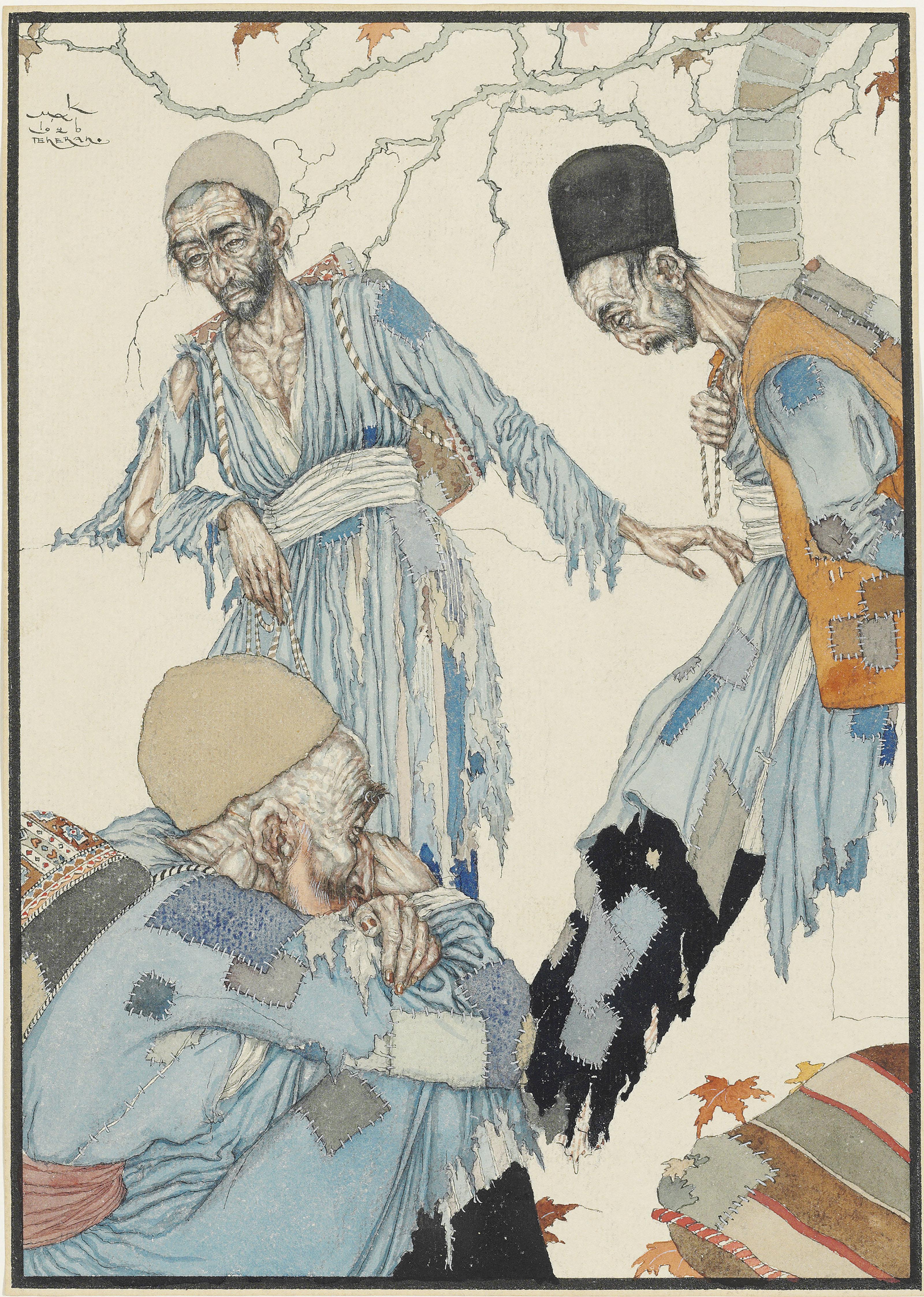 Paul Mak - Three travellers in Tehran; and Pietà