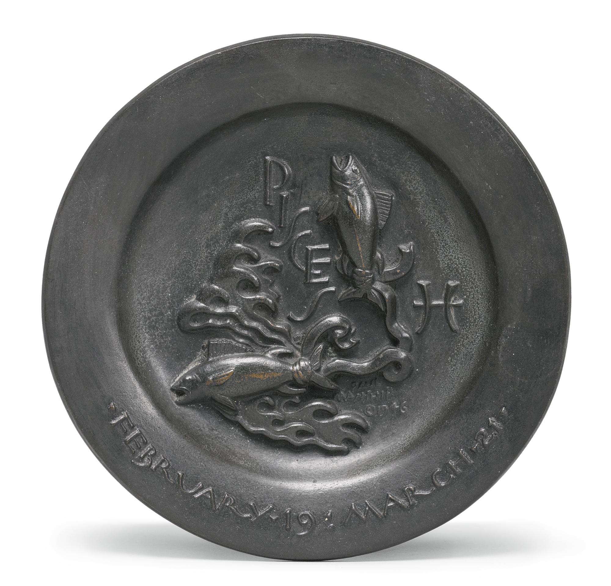 Paul Manship - Pisces: A Bronze Ashtray