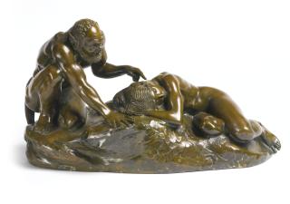 Paul Manship - Satyr And Sleeping Nymph