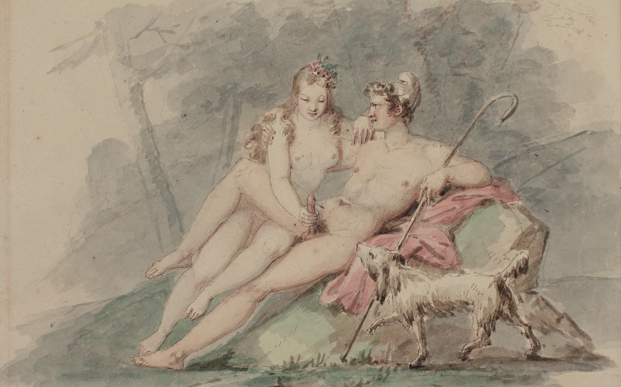 Paul-Marc-Joseph Chenavard - A Phrygian Idyll