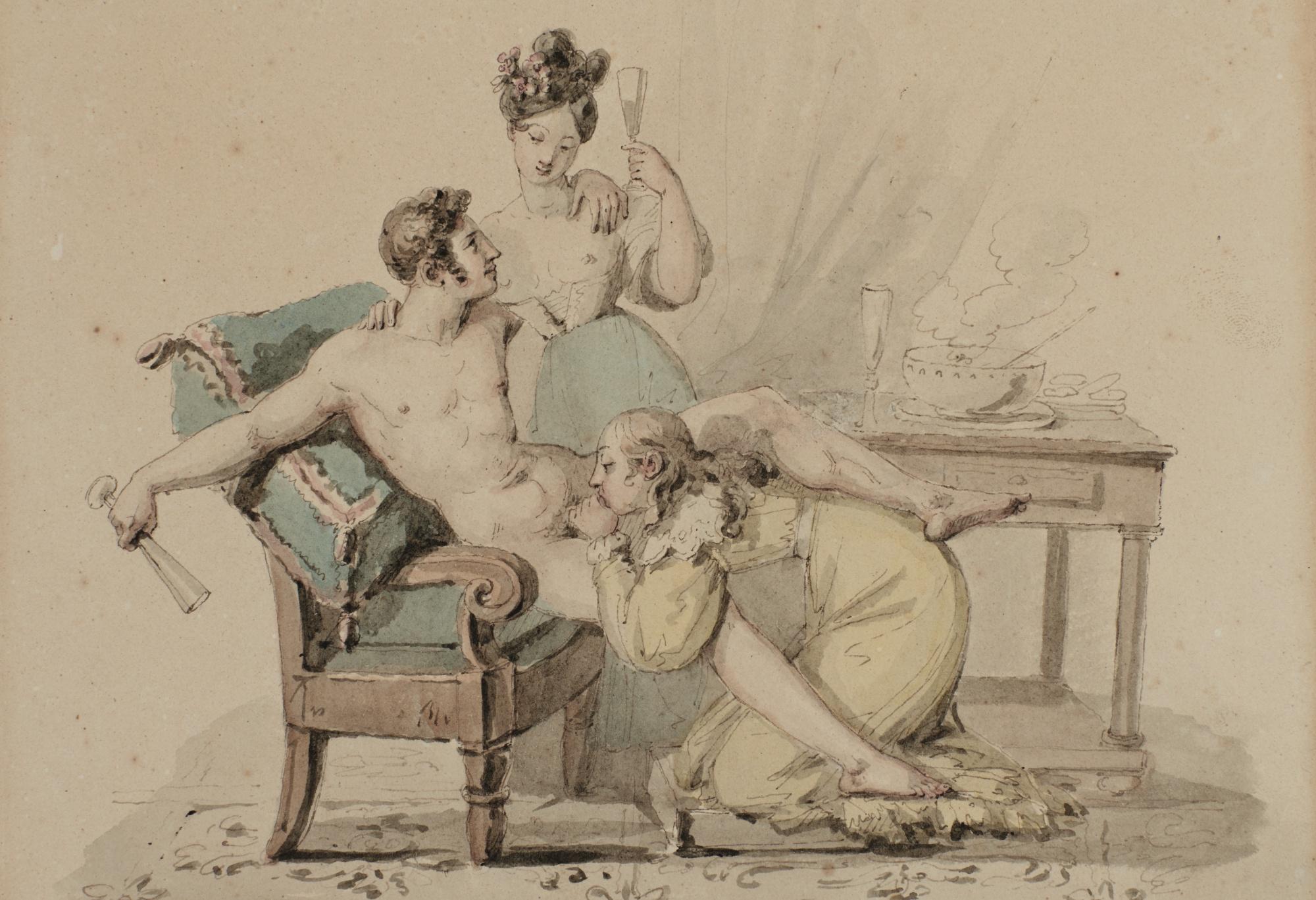 Paul-Marc-Joseph Chenavard - Blowing Bubbles