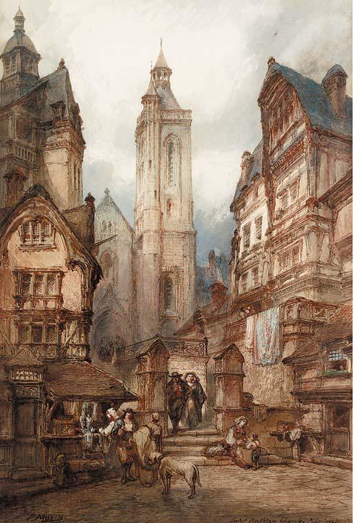 Paul Marny - Saint Mathieu church Morlaix