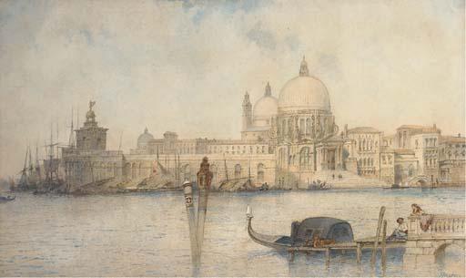 Paul Marny - Santa Maria Della Salute And The Dogana, Venice