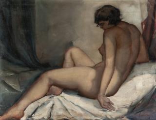 Paul Mathias Padua - Liegender weiblicher Akt