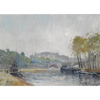 Paul Mathieu - Belgian View Of The Seine, Paris 