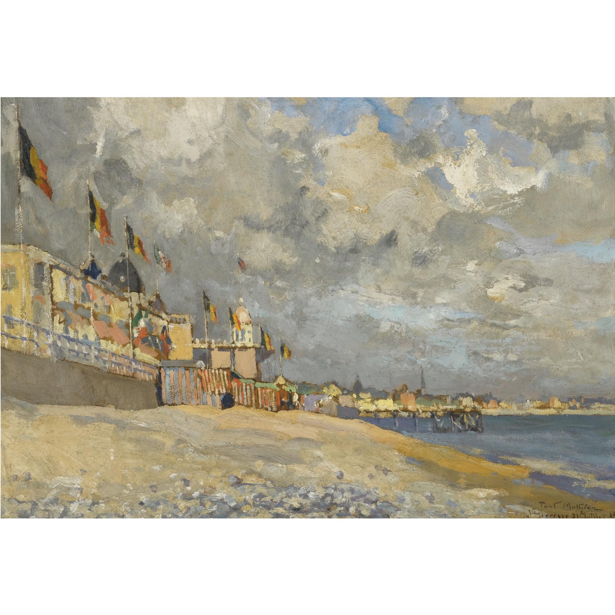 Paul Mathieu - La Plage À Sainte-Adresse