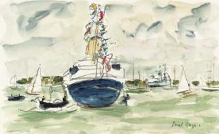 Paul Maze - HM Yacht Britannia at Cowes