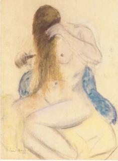 Paul Maze - Jessie combing her hair