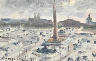 Paul Maze - Place De La Concorde, Paris
