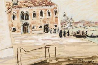 Paul Maze - Quayside, Venice, Italy