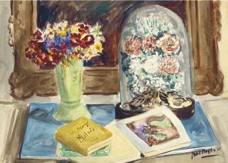 Paul Maze - Stll life with flowers