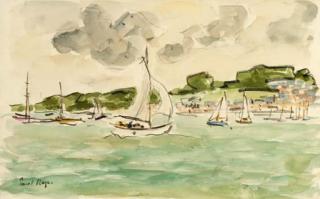 Paul Maze - Yachts off the Coast