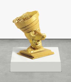Paul McCarthy - Gold Butter Dog 1, Guggenheim Crown, Silicon