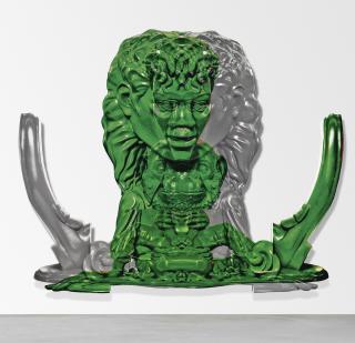 Paul McCarthy - Green Grey Symmetrical Michael Jackson