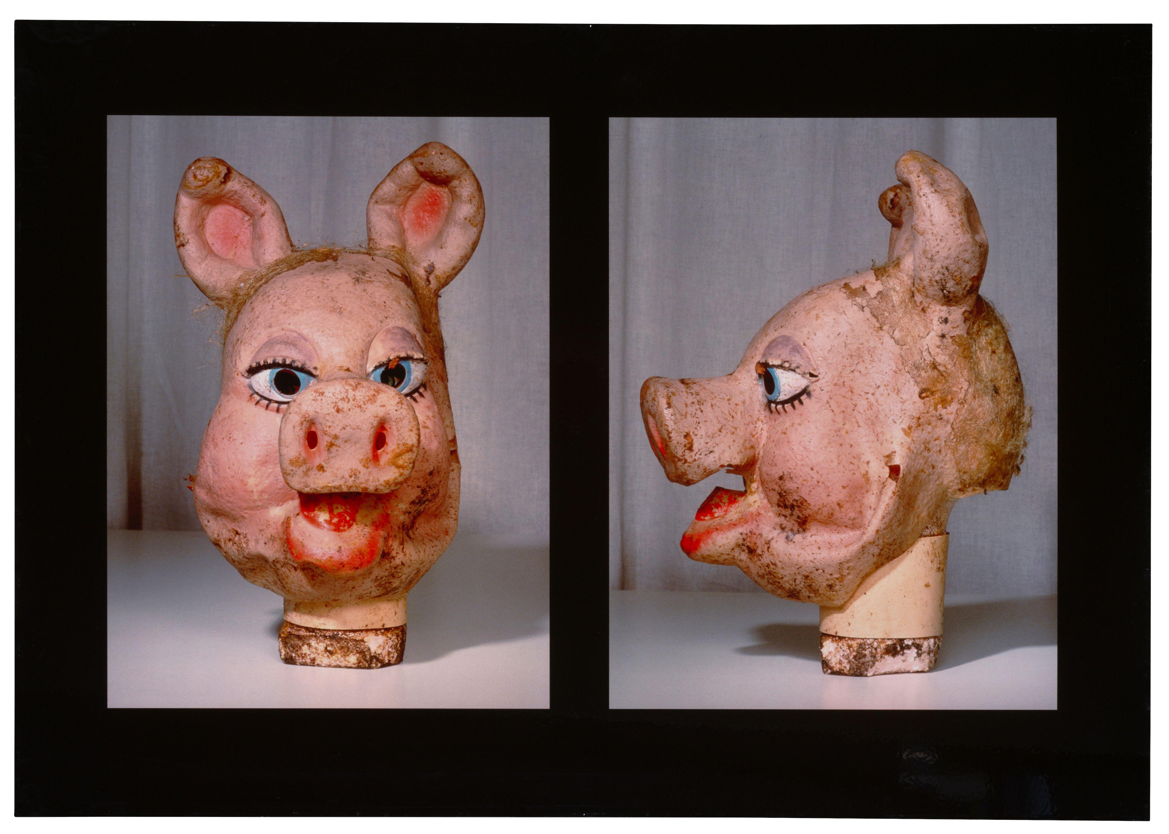 Paul McCarthy - Masks, Front and Side View (Pig), 1998