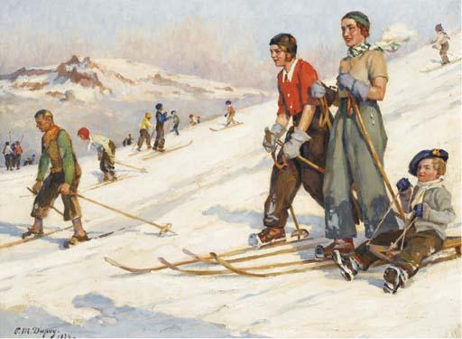 Paul-Michel Dupuy - Elégantes Aux Sports D\'Hiver