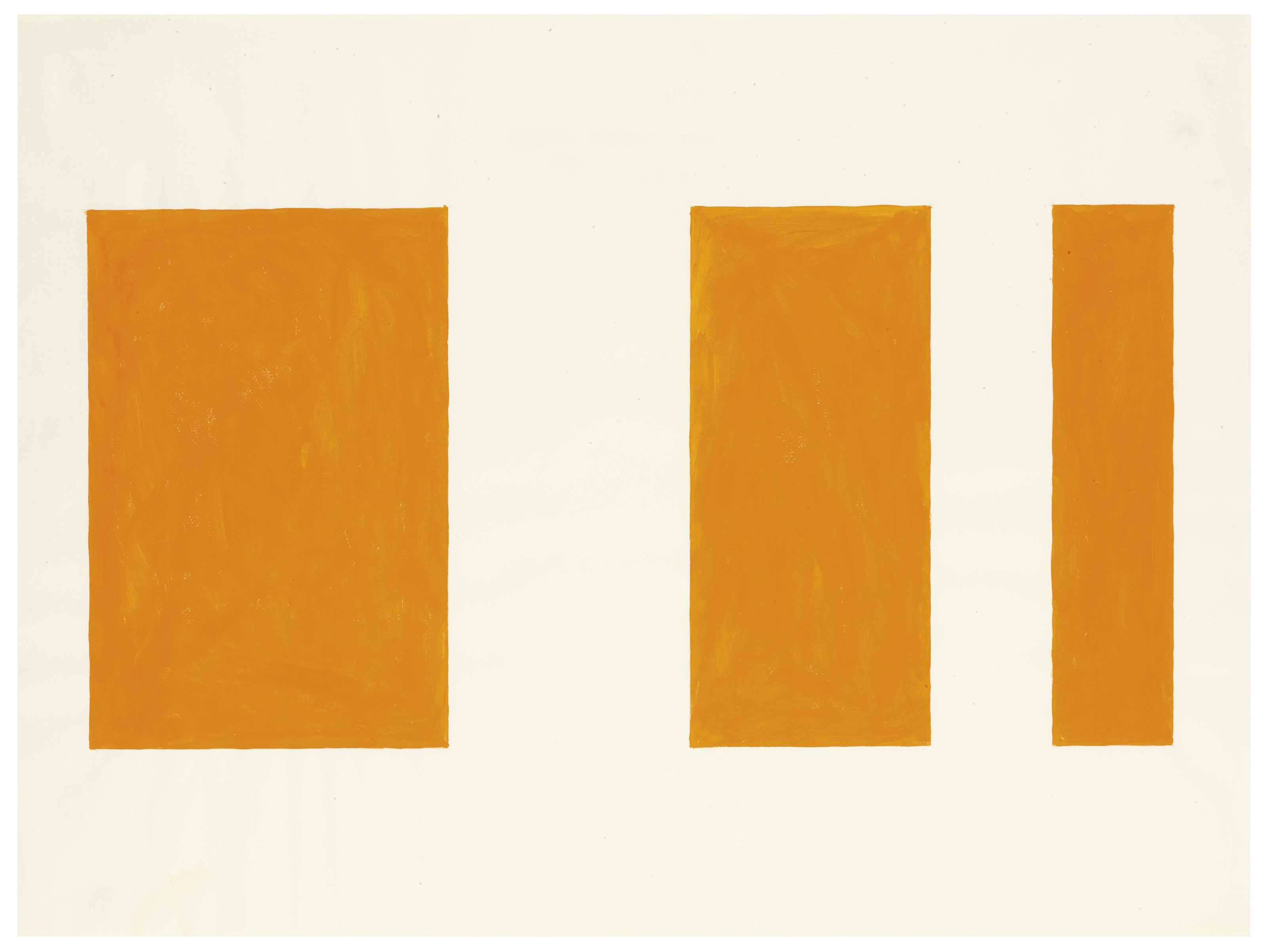Paul Mogensen - No Title (3 part cadmium orange)