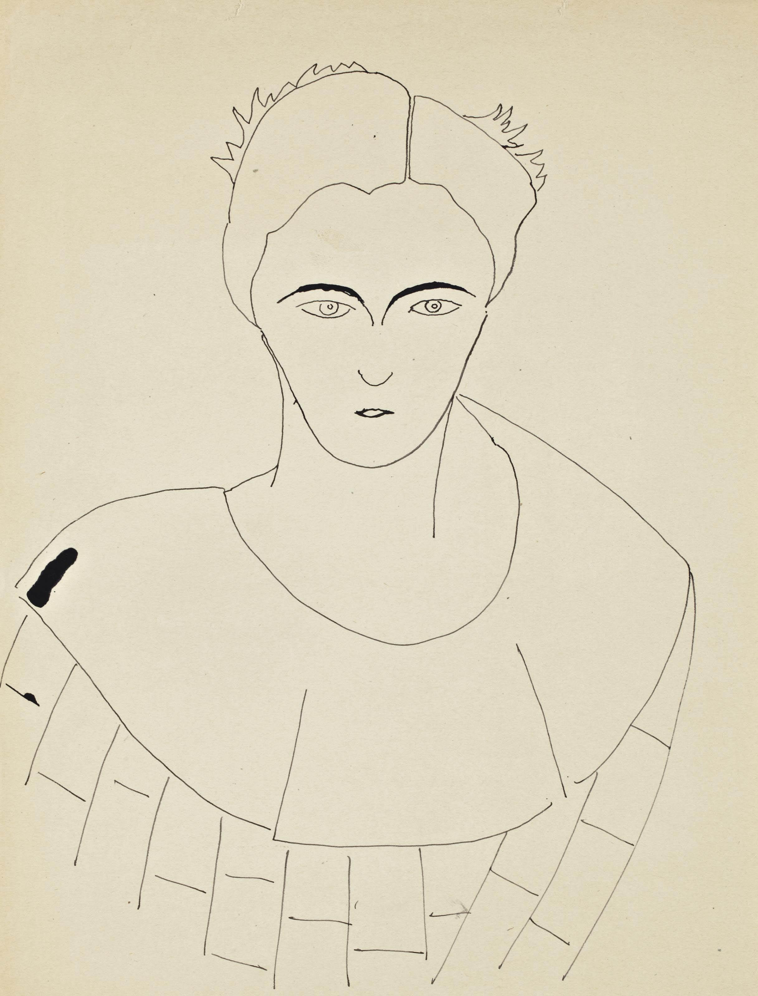 Paul Morand - Cinq portraits présumés de Valentine Hugo et Jean Cocteau