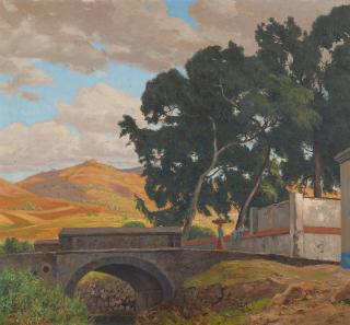 Paul Müller-Kaempff - Alte Brücke auf Teneriffa
