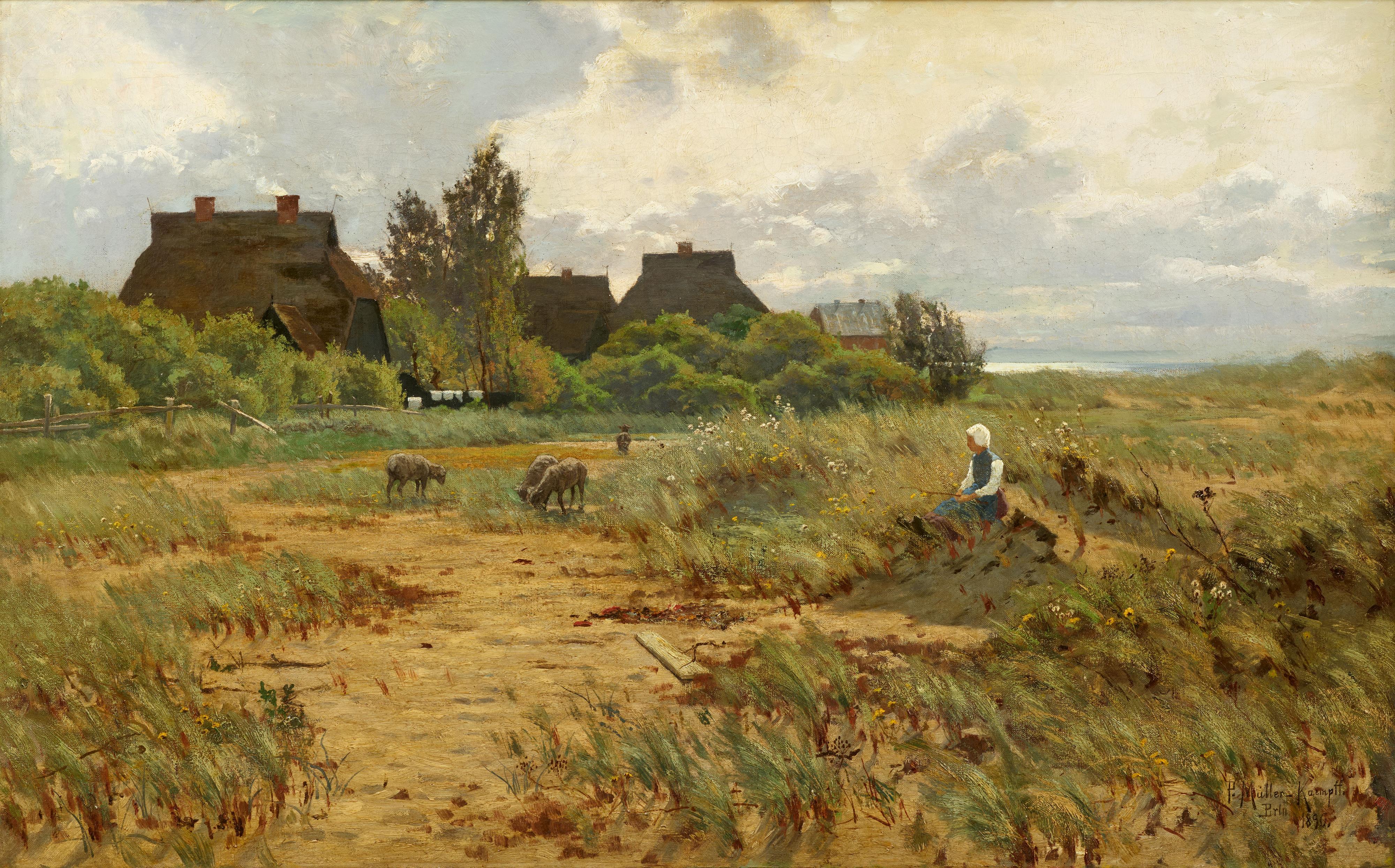 Paul Müller-Kaempff - Sommeridyll auf Fischland