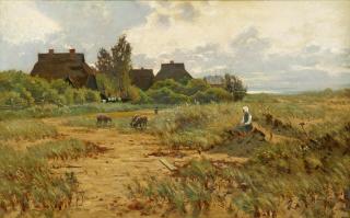 Paul Müller-Kaempff - Sommeridyll auf Fischland