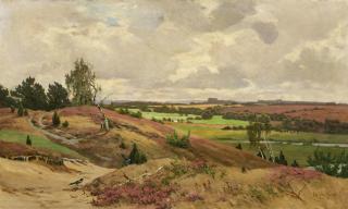 Paul Müller-Kaempff - Spätsommertag in der Haide