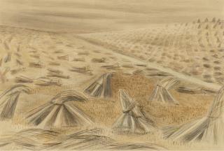 Paul Nash - Cornfield, Avebury