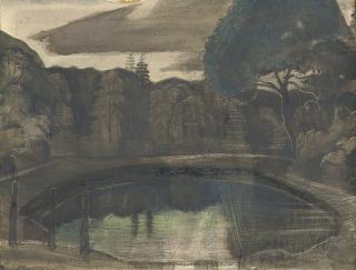 Paul Nash - Dark Pond
