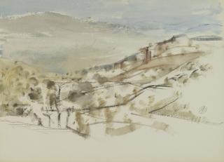 Paul Nash - Landscape Emerging, Study No. 3