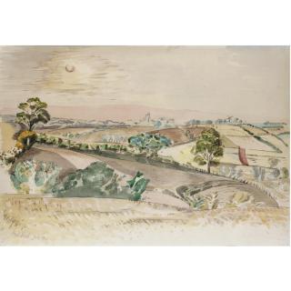 Paul Nash - Landscape, Stone Cliff