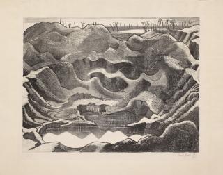 Paul Nash - Mine Crater, Hill 60