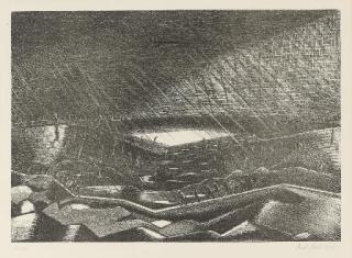 Paul Nash - Rain, Lake Zillebeke (Postan L3)