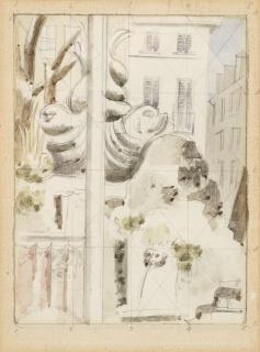 Paul Nash - Study for Daypiece, Toulon