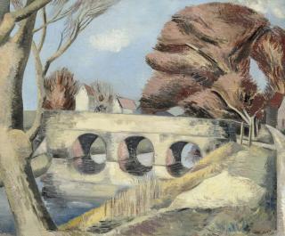 Paul Nash - The Bridge, Romney Marsh