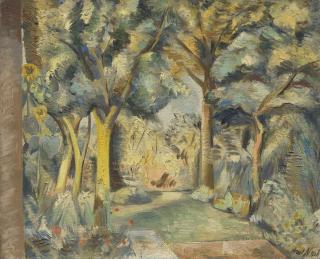 Paul Nash - The Garden At Meadle