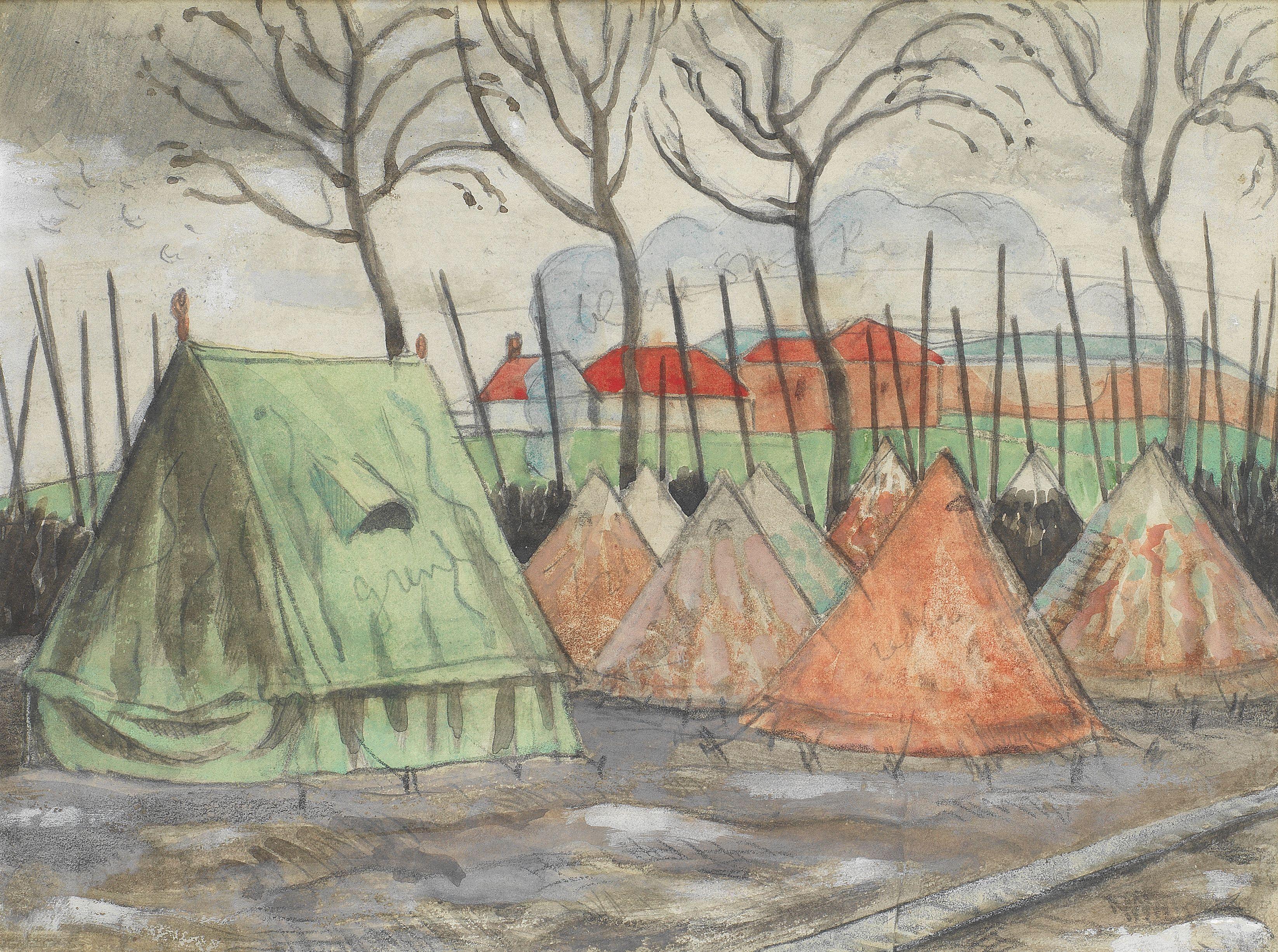 Paul Nash - The Tents