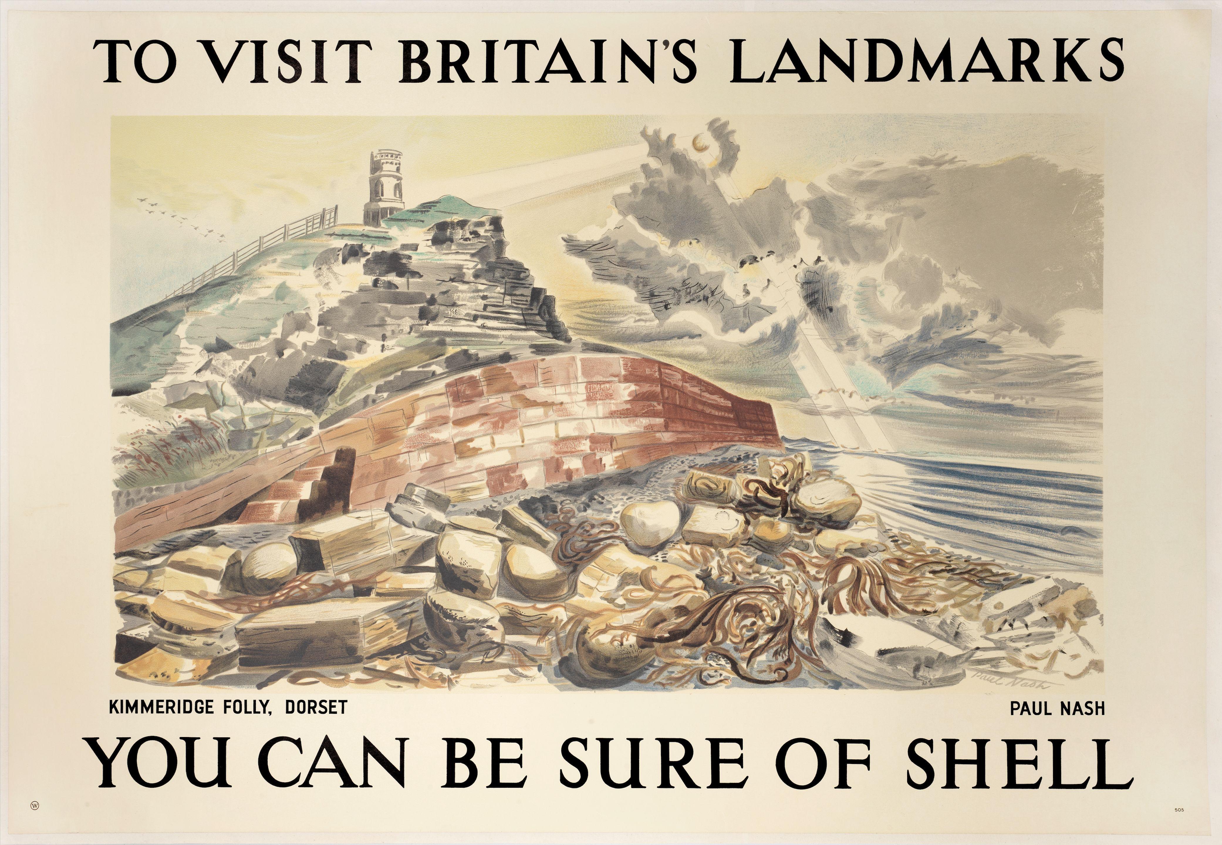 Paul Nash - You Can Be Sure Of Shell, Kimmeridge Folly, Dorset