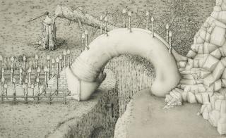 Paul Noble - Bridge to camp.