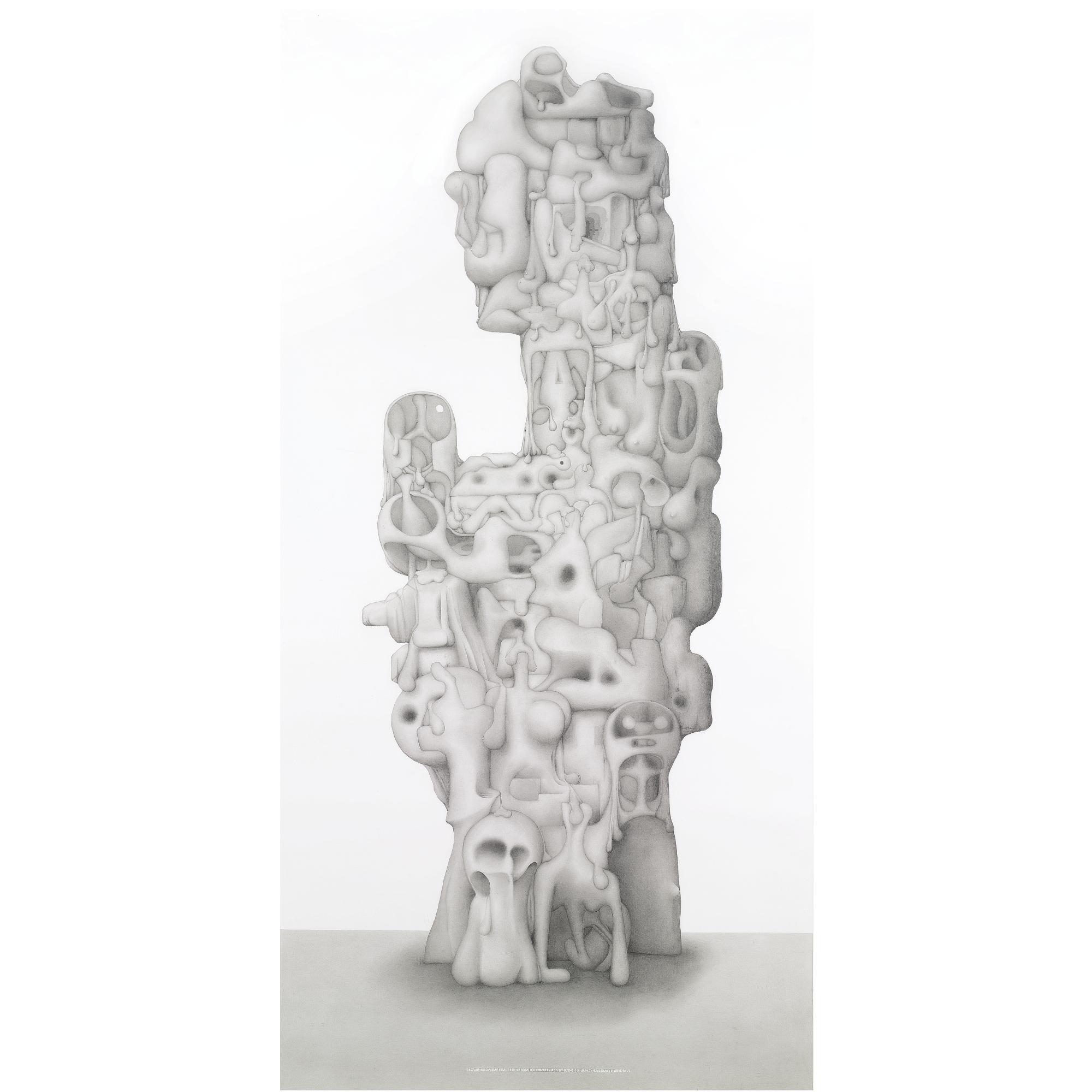 Paul Noble - Twenty Five And A Half Henry Moore Sculptures As Chinese Scholars Stone