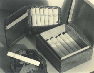 Paul Outerbridge, Jr. - Ashtray, Cigarette, Box And Case, Circa 1924