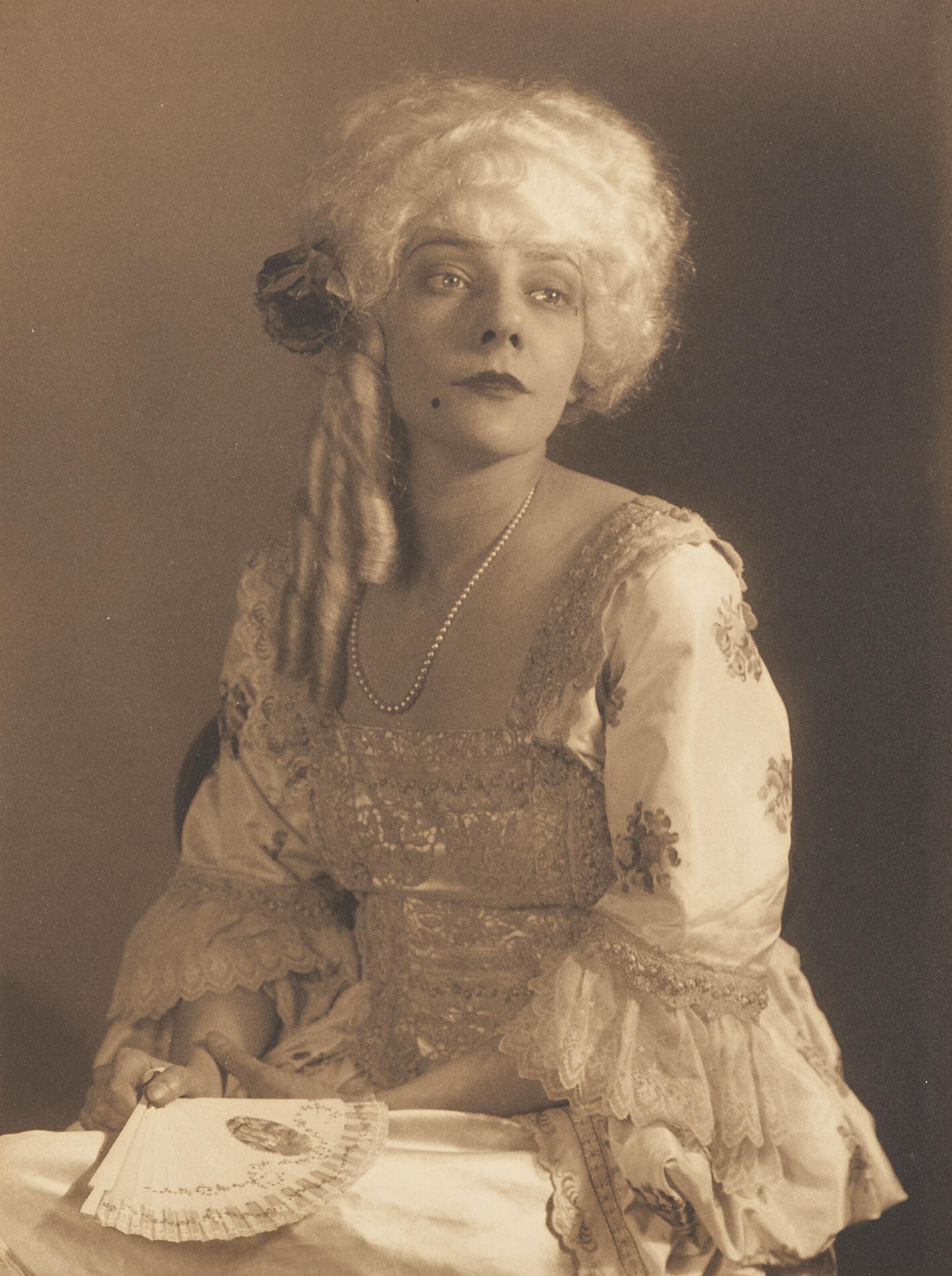 Paul Outerbridge Jr. - Portrait of my wife in costume, 1924