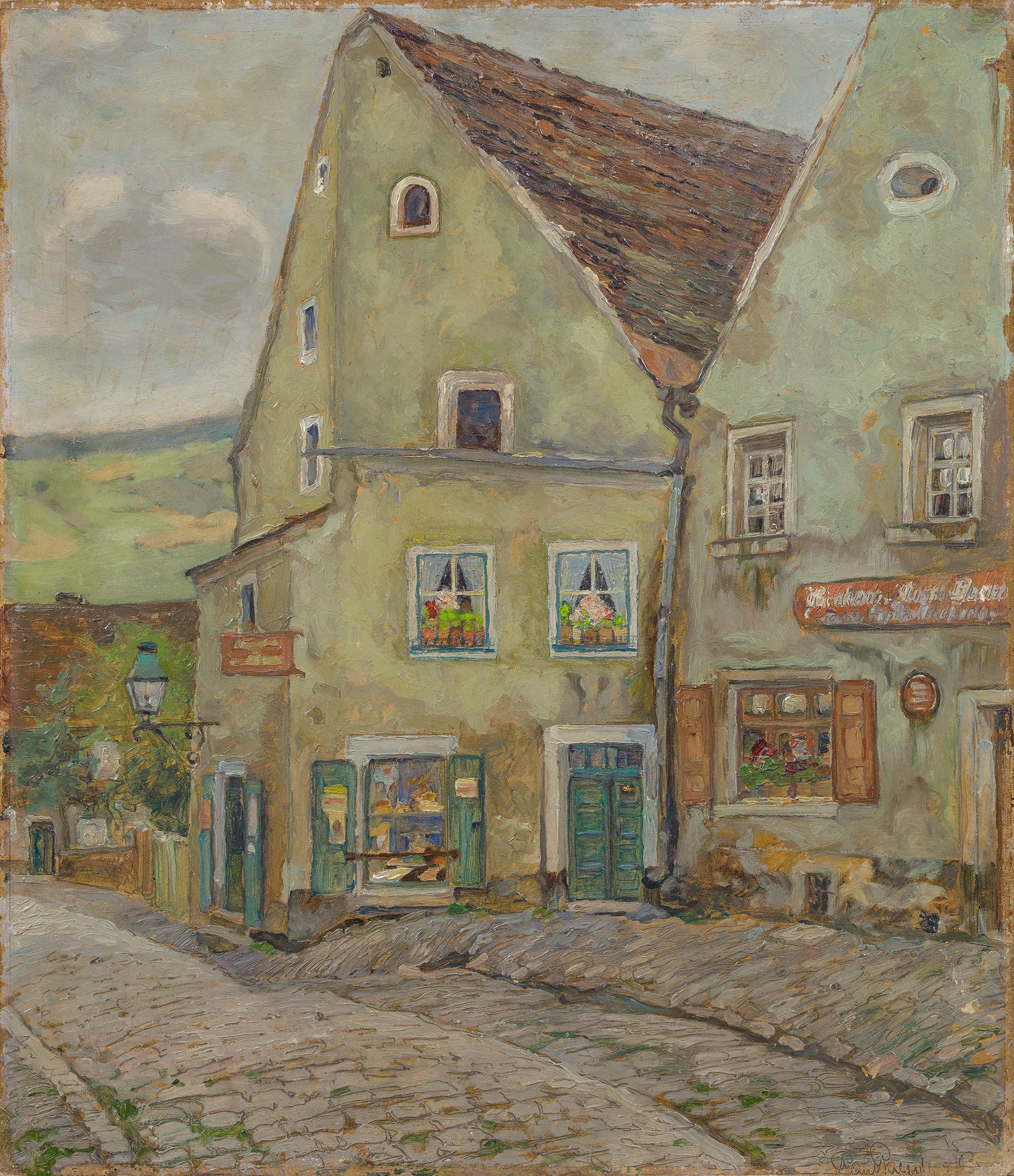 Paul Paeschke - Straßenszene.