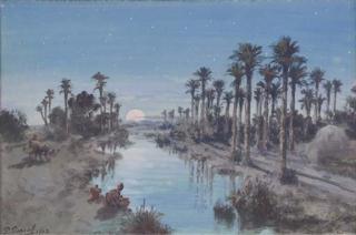 Paul Pascal - An Oasis At Night